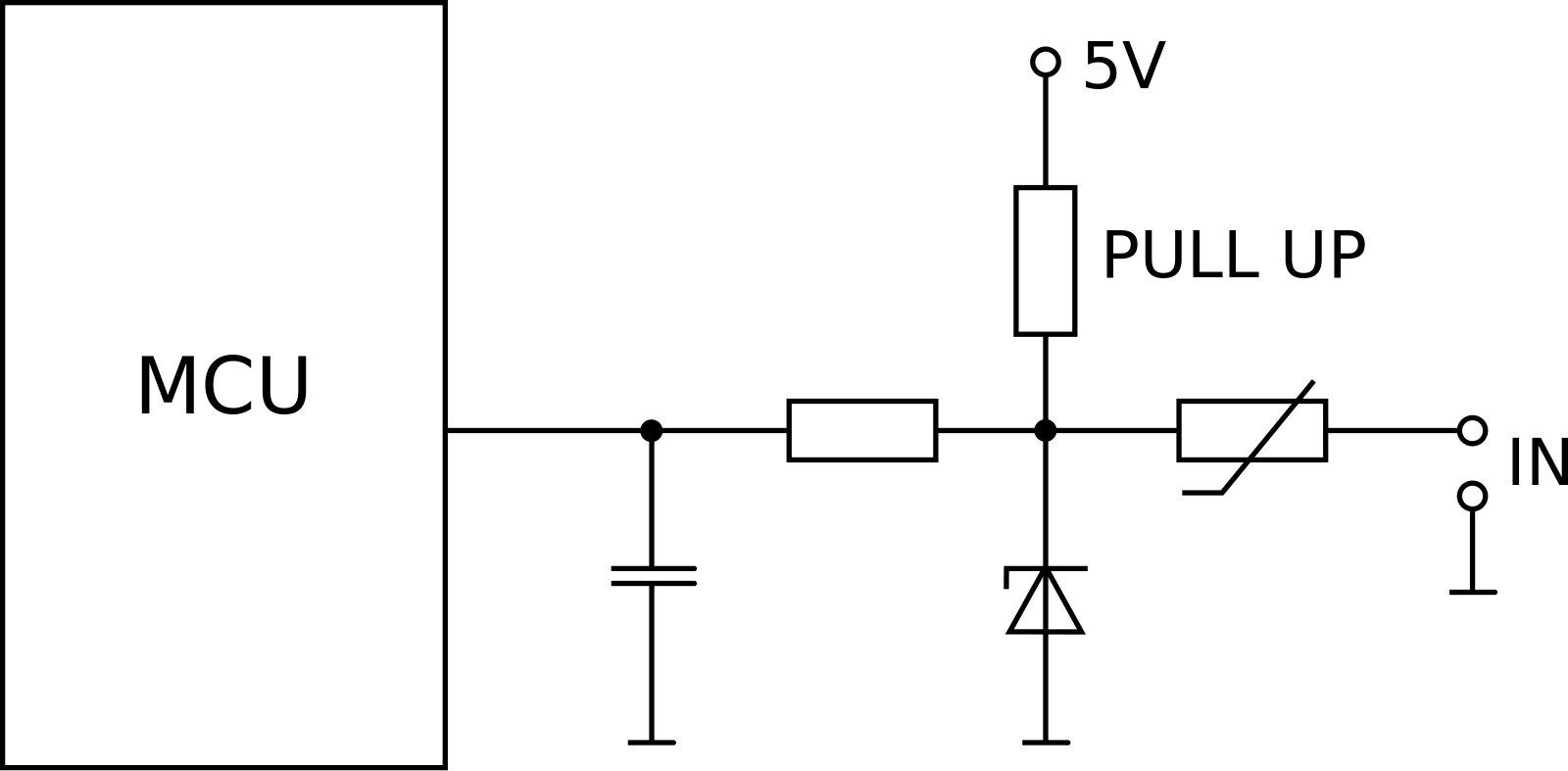 Zapojenie vstupného obvodu